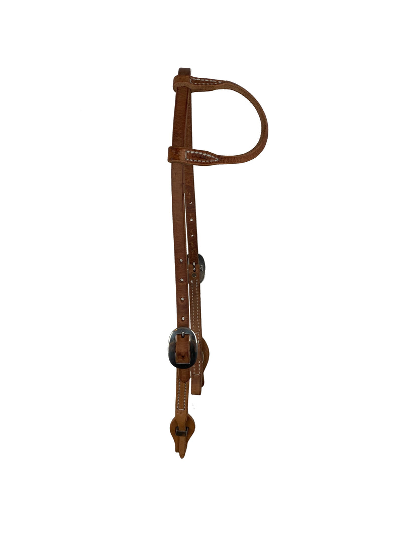 Quick Change Sliding Rolled Ear Headstall